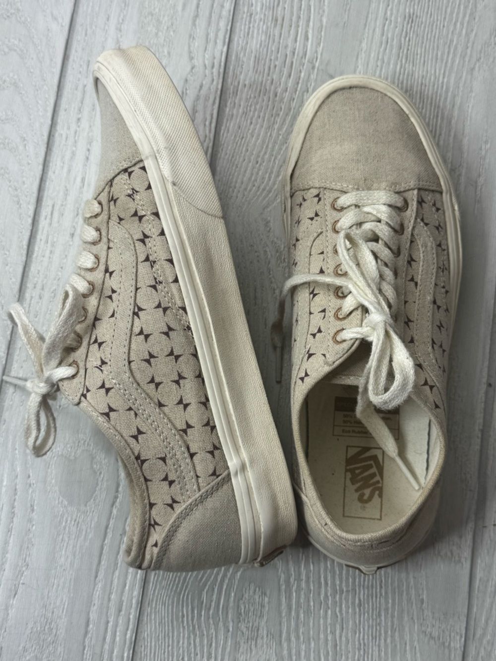 Vans Eco Theory Old Skool Tapered sneaker size women 9.5, Men 8